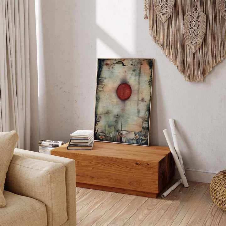 Infusing any room with historic charm and esoteric depth inspired by Ad Marginem 1930, this Paul Klee print captures the nuanced mastery of his celebrated surrealist compositions. MapYourDreams offers this exquisite wall art in diverse configurations, accommodating different aesthetic preferences with unframed paper, custom-toned frames, and gallery canvas wraps.