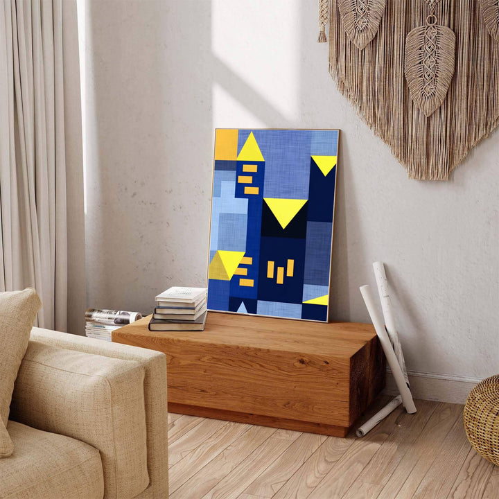 Offering a glimpse into the serene emotional depth of modernist art history rooted in European design movements, this expressive Paul Klee Blue Night (Blaue Nacht) print brings profound character to interiors. Offered by MapYourDreams, this artwork is available in flexible options including unframed paper, custom wooden frames, and gallery canvas wraps.