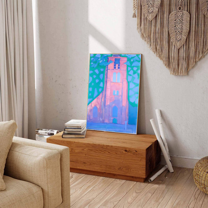 Infusing any room with historic charm and architectural depth, this Piet Mondrian Church Tower At Domburg print captures the nuanced mastery of his celebrated museum-archived compositions. MapYourDreams offers this exquisite wall art in diverse configurations, accommodating different aesthetic preferences with unframed paper, custom-toned frames, and gallery canvas wraps.