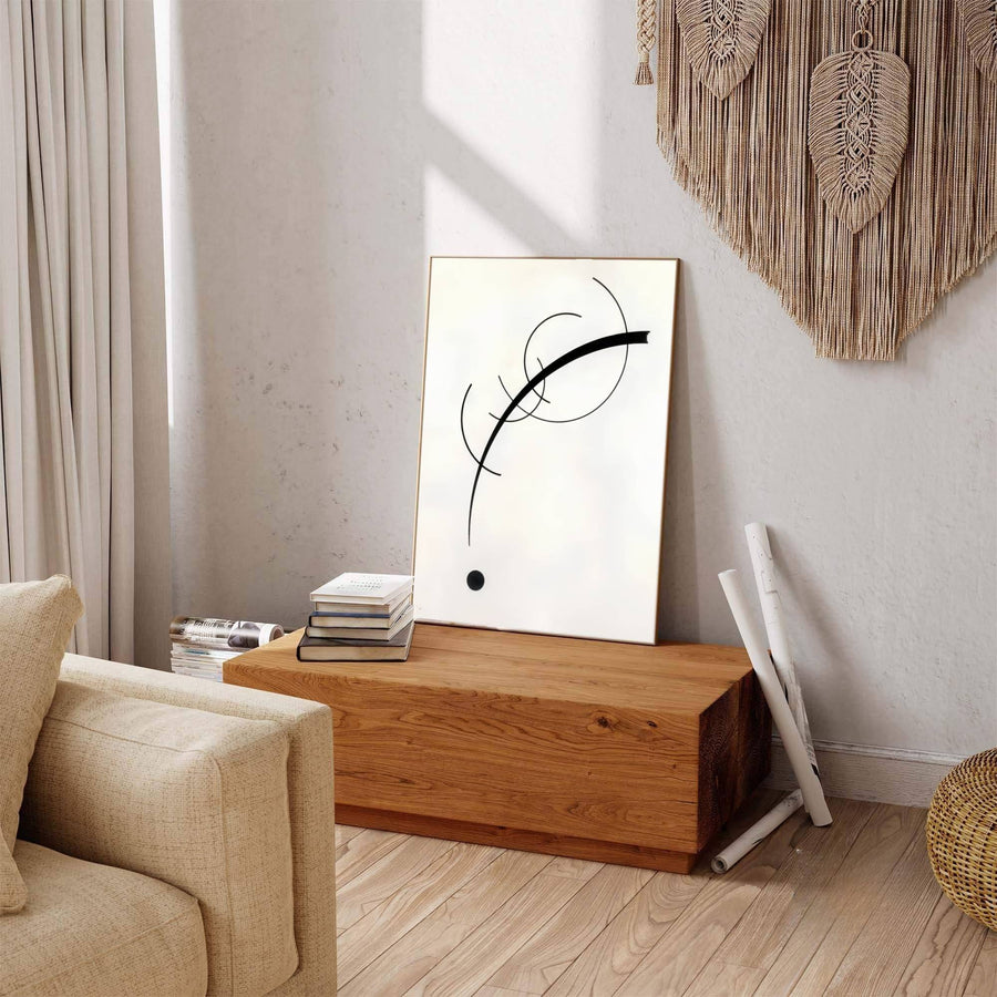 Infusing any room with historic charm and intellectual depth, this Wassily Kandinsky print captures the nuanced mastery of his celebrated Bauhaus compositions. MapYourDreams offers this exquisite wall art in diverse configurations, accommodating different aesthetic preferences with unframed paper, custom-toned frames, and gallery canvas wraps.