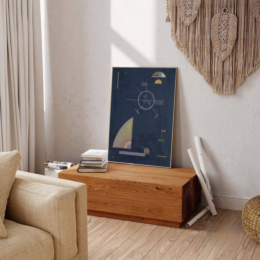 Infusing any room with historic charm and intellectual depth, this Wassily Kandinsky Dull Gray print captures the nuanced mastery of his celebrated museum-archived compositions. MapYourDreams offers this exquisite wall art in diverse configurations, accommodating different aesthetic preferences with unframed paper, custom-toned frames, and gallery canvas wraps.