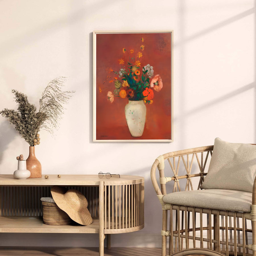 Transcending conventional botanical painting, Odilon Redon&