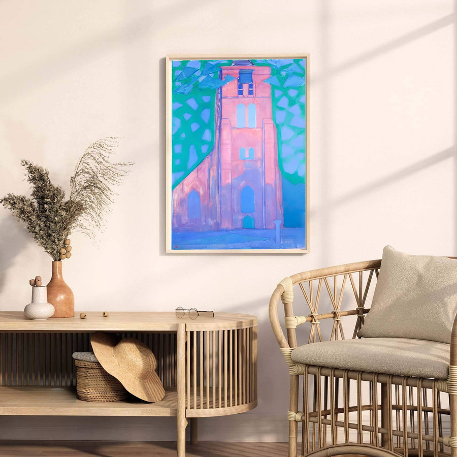 Transcending conventional landscape decoration, this ethereal Piet Mondrian Church Tower At Domburg artwork merges structural precision with haunting expressionist design subtlety. MapYourDreams presents this wall decor with versatile finishing choices, enabling patrons to select traditional unframed prints, custom frames, or gallery-wrapped canvases for their interior design projects.