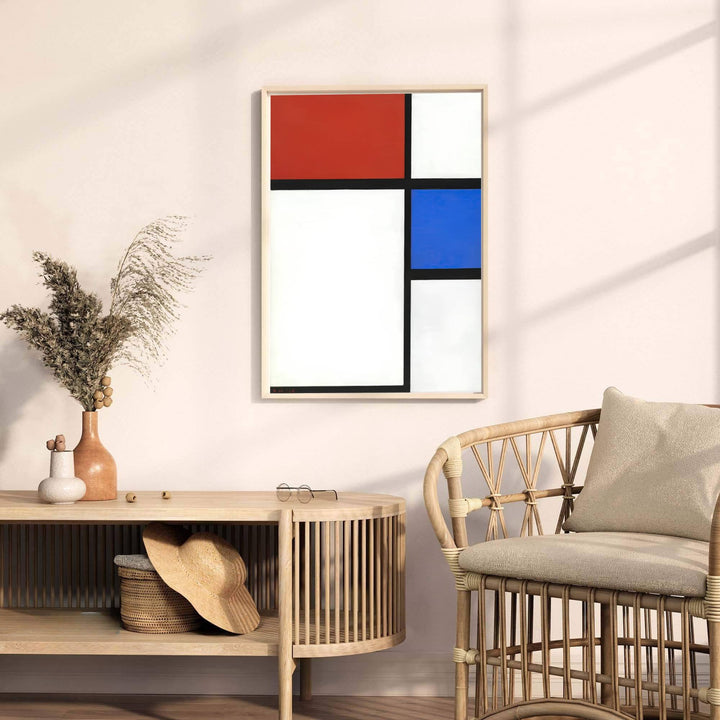 This captivating 1929 abstract masterpiece highlights Piet Mondrian&