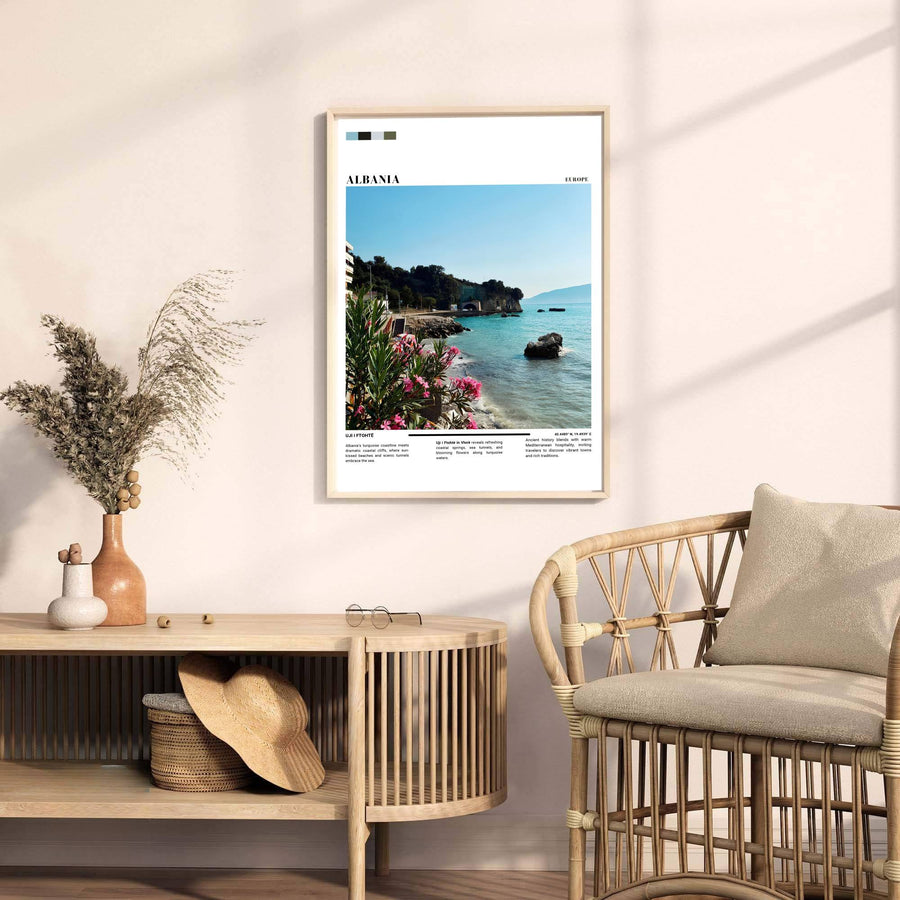 Celebrating the aquatic heritage of Vlorë, this coastal photography art print turns Mediterranean vacation memories into timeless wall decor. Select your preferred format, such as unframed fine art paper, a custom wood frame, or a gallery canvas wrap.