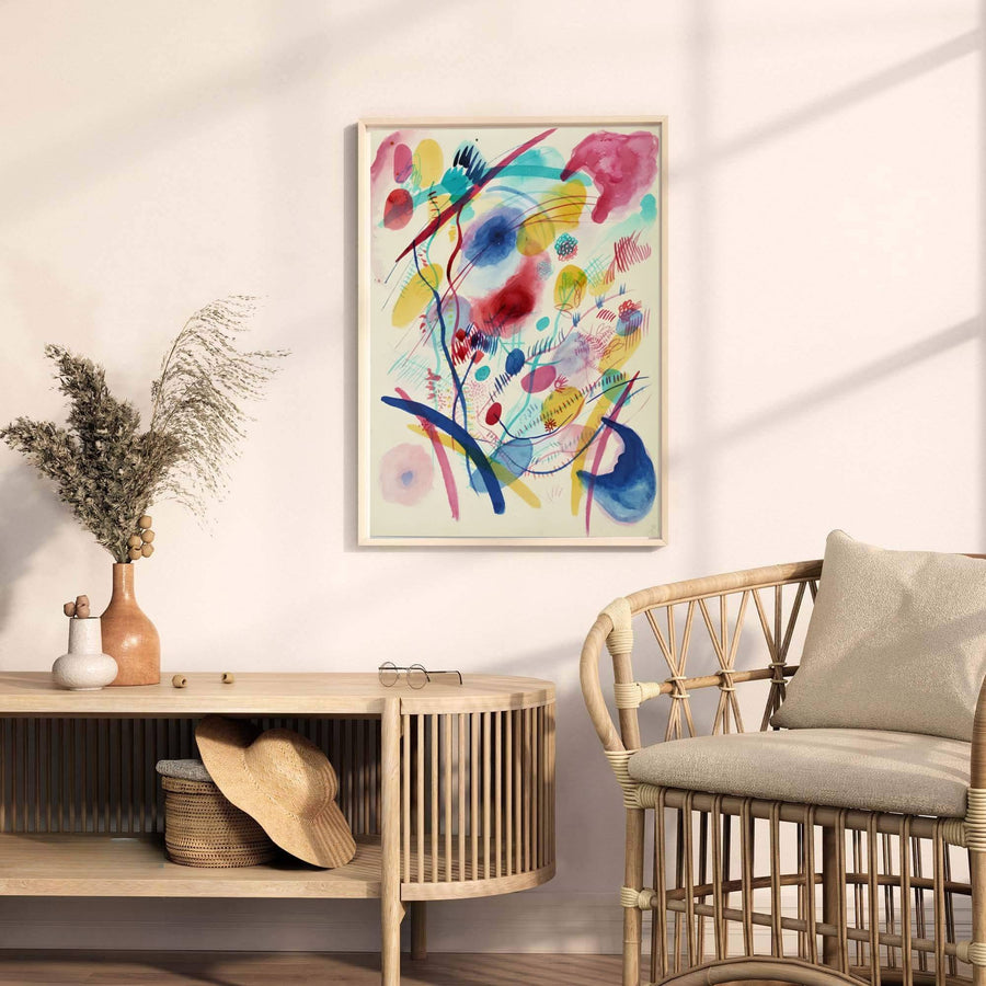 Transcending conventional landscape and figurative art, Wassily Kandinsky&
