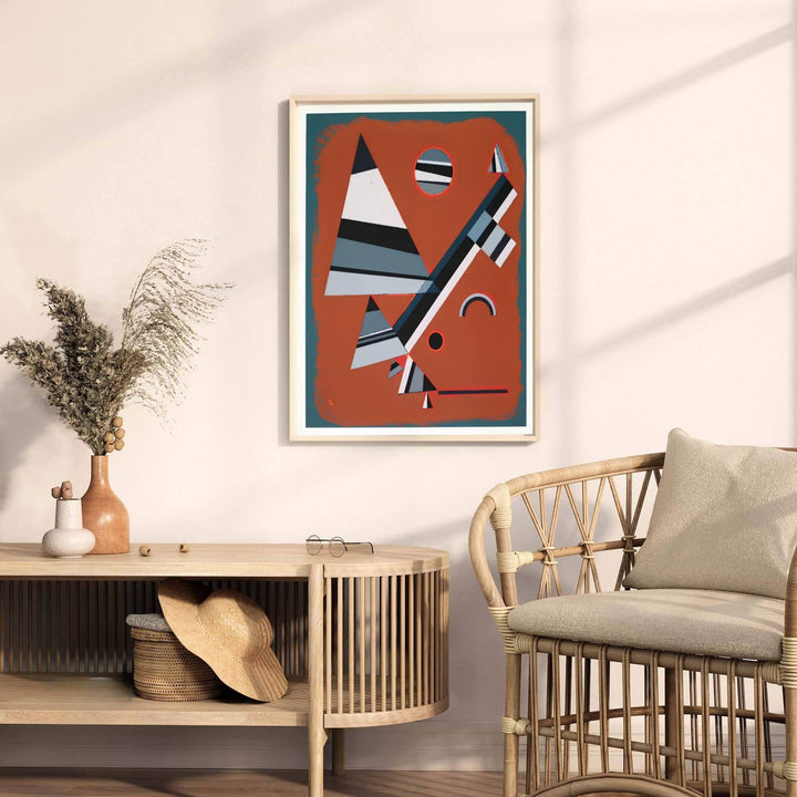 Transcending conventional visual art, this ethereal Wassily Kandinsky Gray Gris rendering of abstract forms merges architectural precision with haunting design subtlety. MapYourDreams presents this wall art with versatile finishing choices, enabling patrons to select traditional unframed prints, custom frames, or gallery-wrapped canvases for their interior design projects.