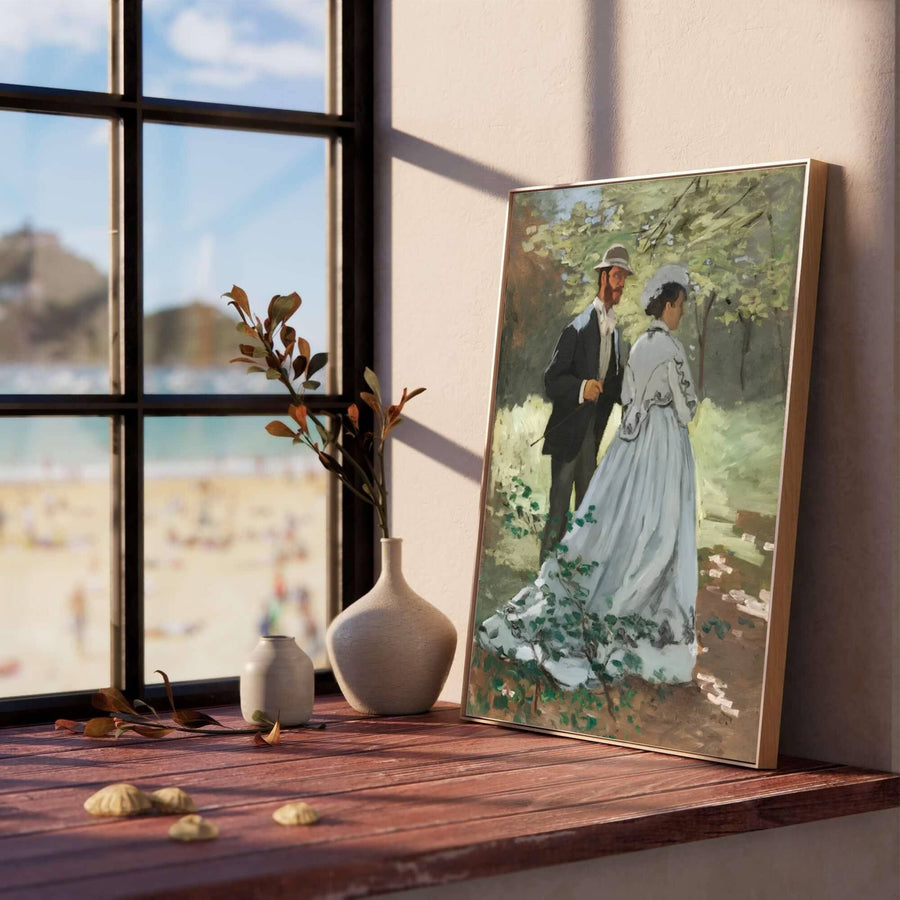 Capturing the quiet majesty of outdoor documentation across historic European museum displays, this timeless Bazille And Camille 1865 decor piece balances natural botanical harmony with human portraiture. Offered by MapYourDreams, you can acquire this illustration as a classic unframed print, a professionally framed accent, or a gallery-ready stretched canvas.