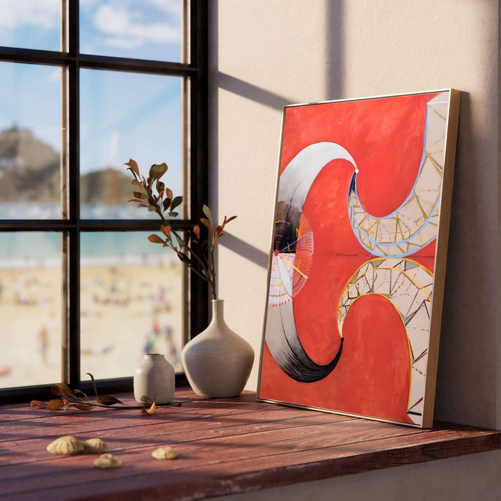Capturing the quiet majesty of cosmic diagrams across historic esoteric archives, this timeless Hilma af Klint Group VII The Moon decor showcases rhythmic symbolic motifs and balanced color harmonies. Offered by MapYourDreams, this artwork is available in flexible options including unframed paper, custom wooden frames, and gallery canvas wraps.