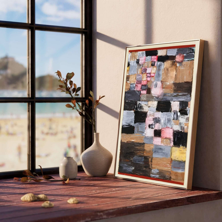Celebrated for its visionary structural balance and rhythmic color progression inspired by Ascent Of A Town 1930, this Paul Klee fine art print showcases timeless modernist elegance that enhances contemporary living environments. MapYourDreams provides this wall art in a variety of presentation styles, allowing buyers to choose between minimalist unframed posters, elegant wood frames, and textured canvas wall art that elevate any room.