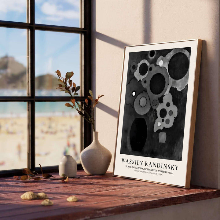 Celebrated for its exquisite graphic precision and dramatic tonal contrast, Wassily Kandinsky&