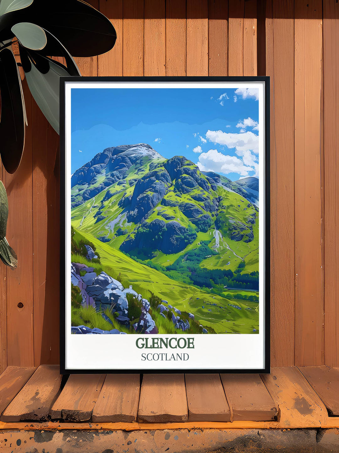 Three Sisters of Glencoe Wall Art brings the majestic beauty of Glencoe Scotland into your home a perfect addition to your home living decor timeless travel prints that celebrate the iconic landscapes of Scotland ideal for any room in your house