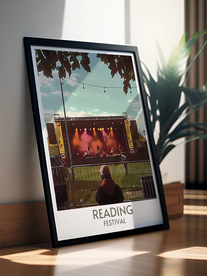 Main Stage Stunning Prints highlighting the iconic performances of Glastonbury Festival with vivid crowd and stage scenes perfect for a memorable home decoration