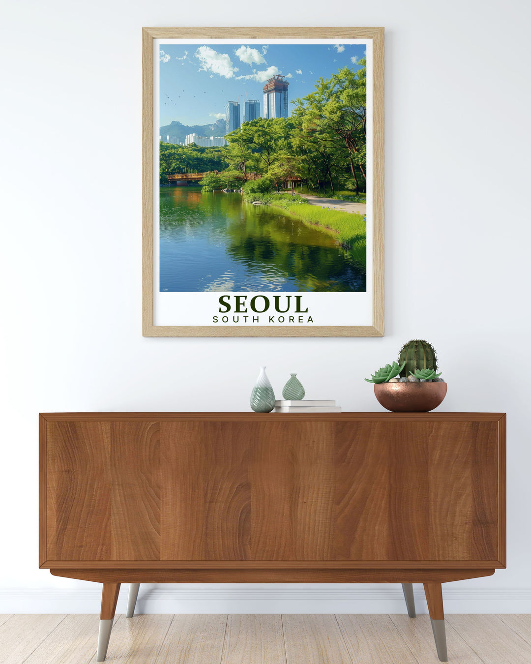 Elegant Seoul Photograph of Seoul Forest a perfect addition to any collection of South Korea prints and artwork