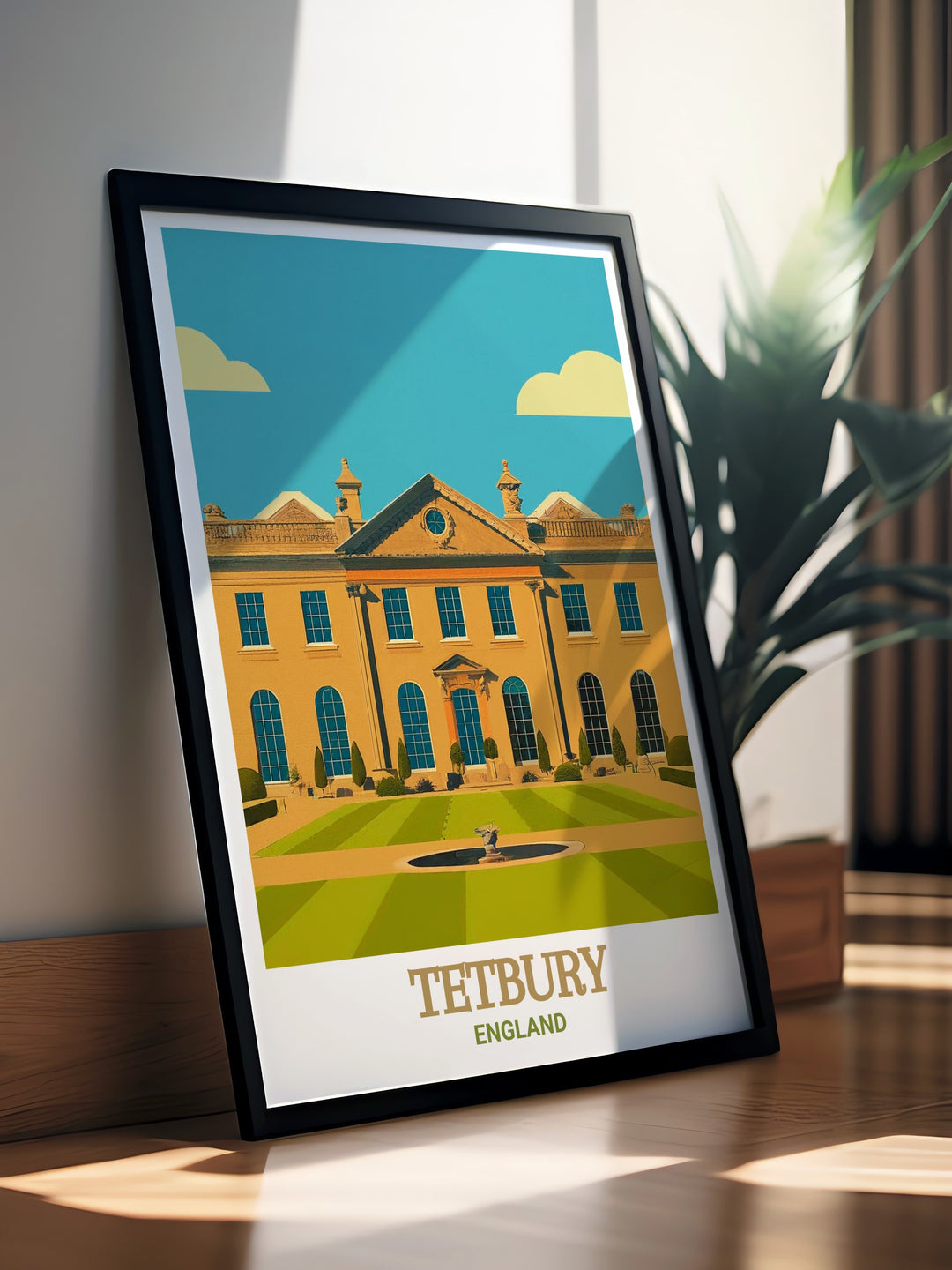 Capture the peaceful streets of Tetbury with this travel print, perfect for adding a touch of Cotswold charm to your home decor. Its rich colors and historical architecture will transport you to one of Englands most cherished towns.