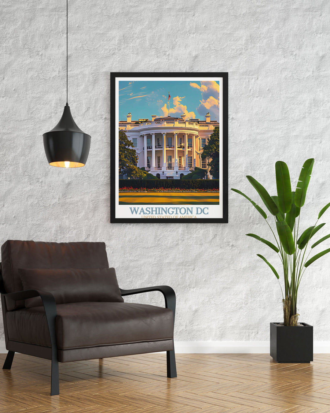 The White House stunning prints capturing the architectural beauty of this historic landmark. Ideal for modern decor and perfect wall décor for any space. This Washington DC art print makes a unique and meaningful gift for loved ones.