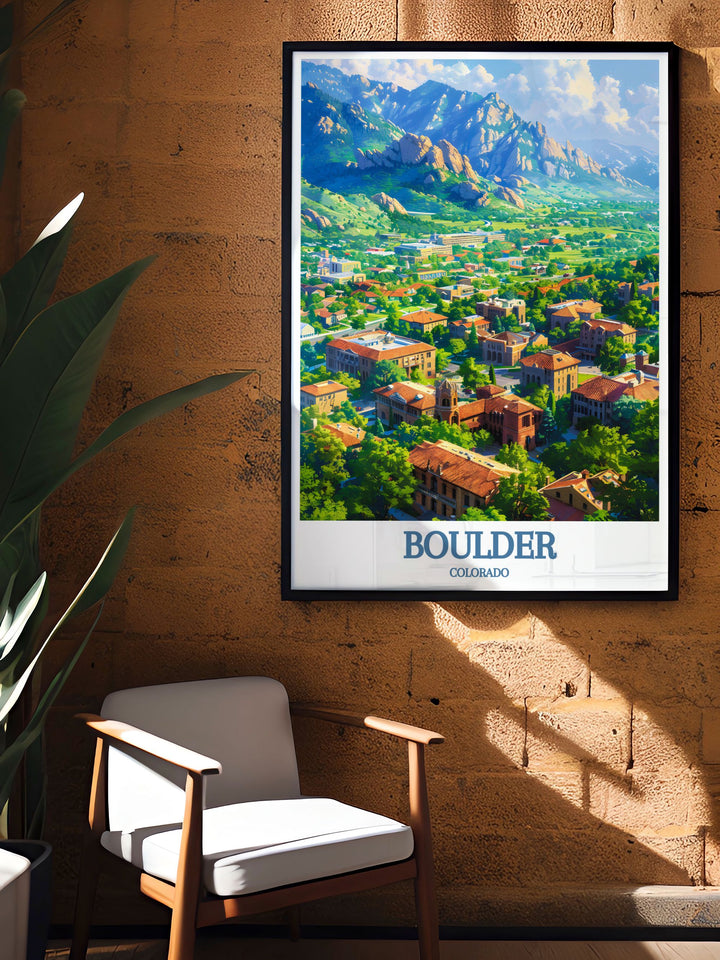 High quality fine art print of the Flatirons in Boulder, Colorado, printed on 220gsm acid free Epson professional matt archive paper with ultra chrome archival inks. Ensuring long lasting vibrancy and pristine condition for years to come.