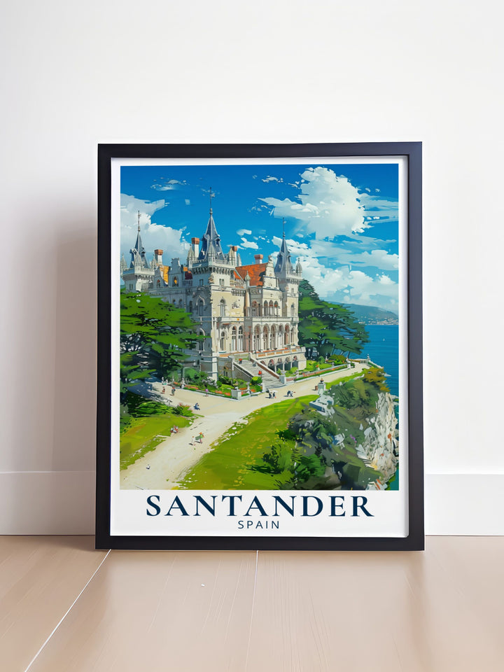 Palacio de la Magdalena modern decor from Santander Spain is the perfect way to elevate your home with a blend of history and art showcasing the stunning architectural details of this Spanish landmark in a way that complements any space or style.