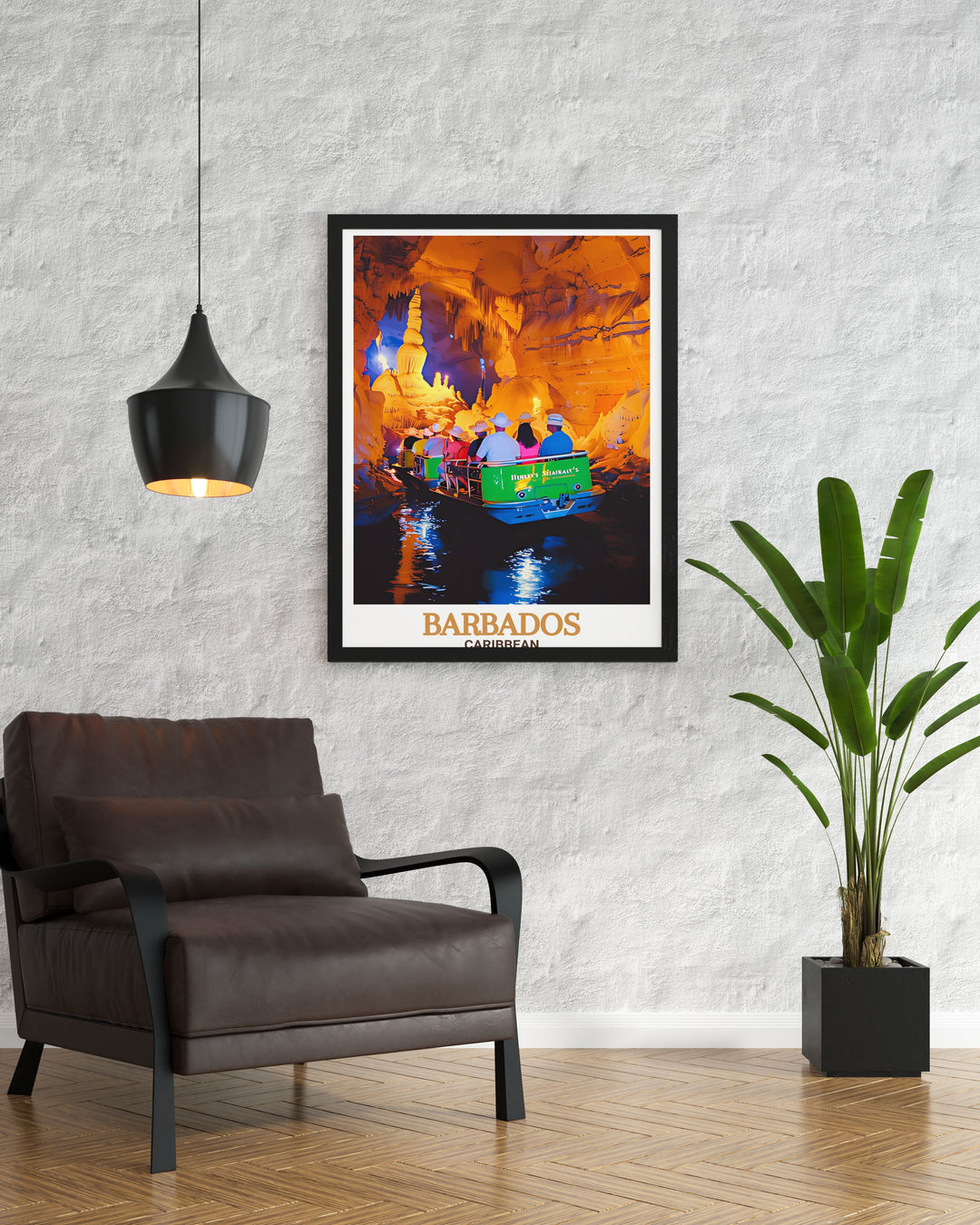 Harrisons Cave Modern Decor captures the unique geological features of this famous Barbados landmark. These prints bring the striking beauty of Harrisons Cave into your home with a contemporary design that complements any modern interior style.