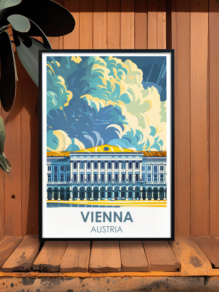 Vienna Photo of schonbrunn palace an exquisite addition to any wall decor bringing the charm and elegance of this famous Austrian palace into your home