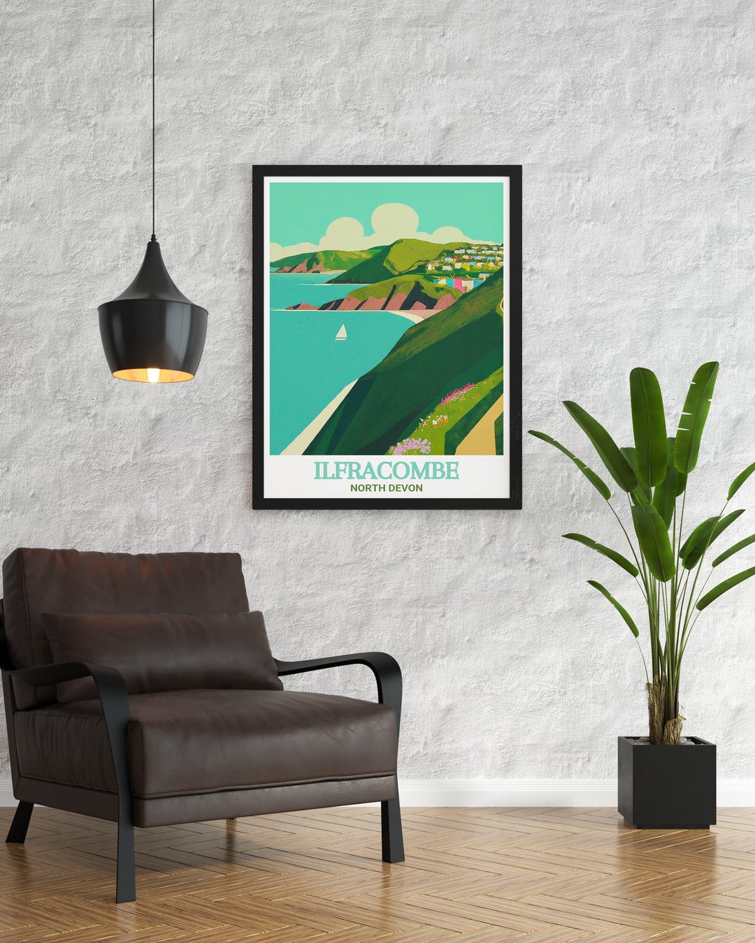 This vintage poster captures the South West Coast Path, with its rugged cliffs and stunning views. A perfect piece for those who appreciate the wild beauty of Englands coastline.