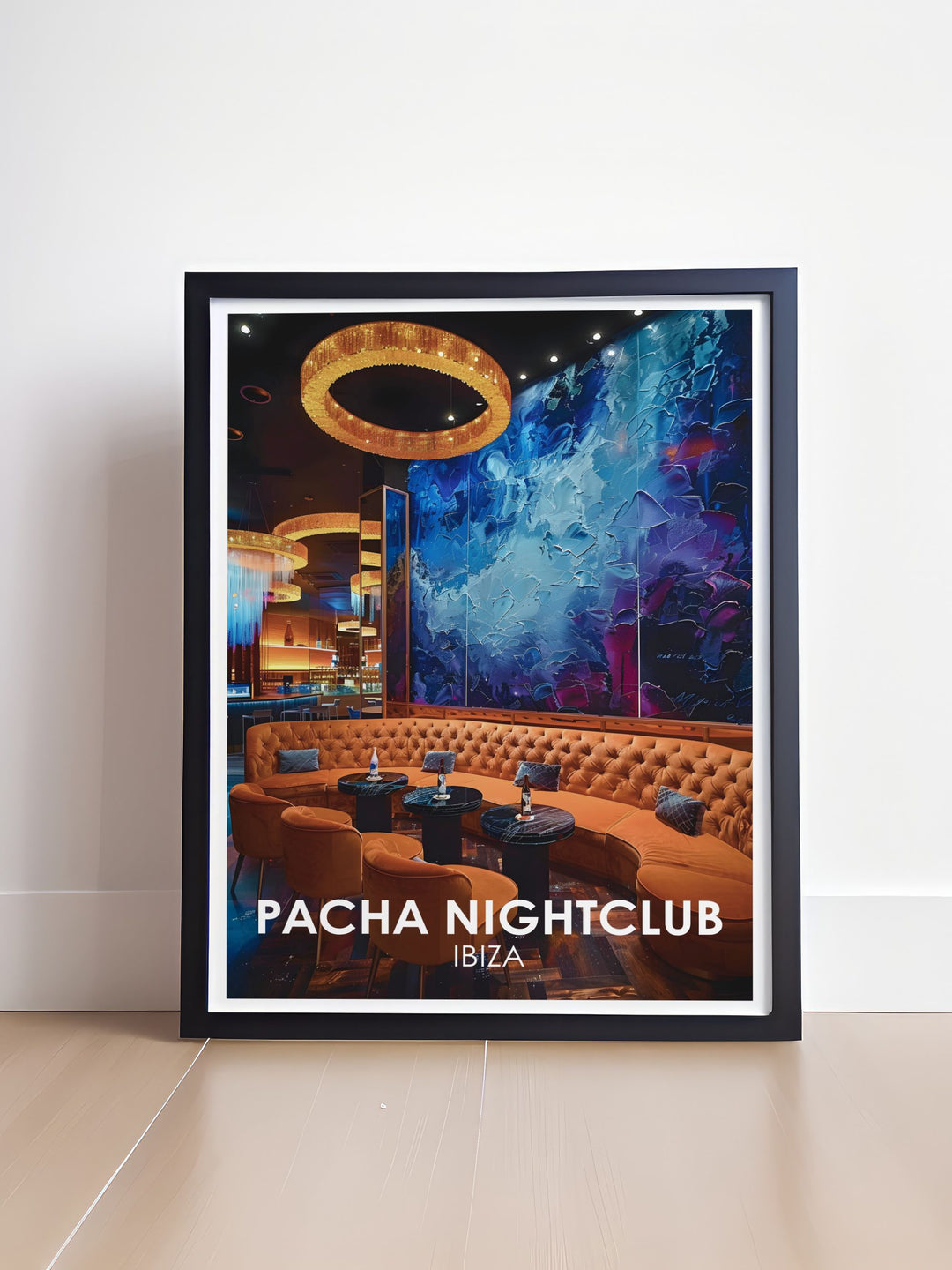 Privilege Ibiza and Pacha nightclub Vip Experience and Lounge prints bringing the upscale and glamorous side of Ibiza nightlife into your home