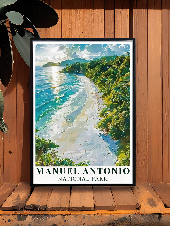 Cathedral Point Stunning Prints featuring the beauty of Manuel Antonio National Park a vibrant Costa Rica Poster that serves as an ideal Costa Rica Travel Gift perfect for adding elegance and tranquility to your living space