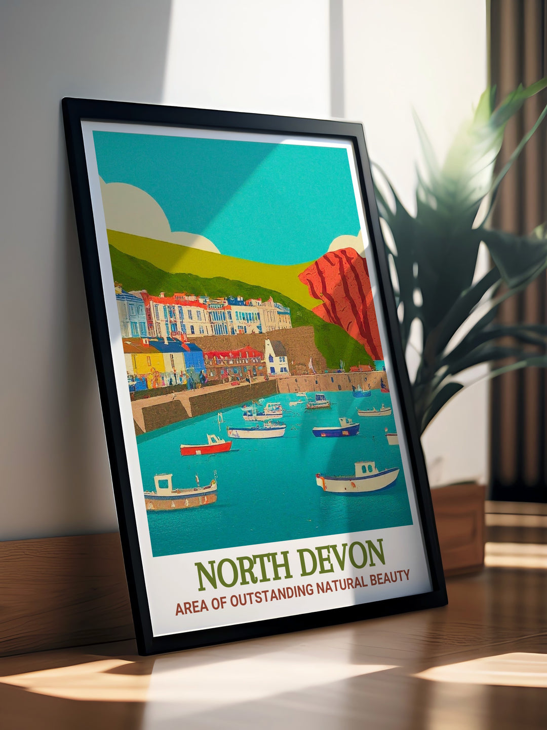 Ilfracombe Wall Print highlights the scenic beauty of Ilfracombe Harbour, with its historic charm and coastal allure, perfect for anyone who loves the seaside.