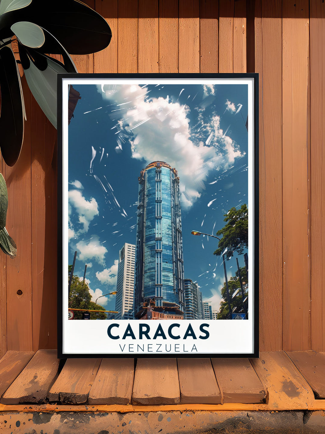 Featuring the stunning architecture of Parque Central Complex and the bustling streets of Caracas, this poster is ideal for those who wish to bring a piece of Venezuelas modern beauty into their home.