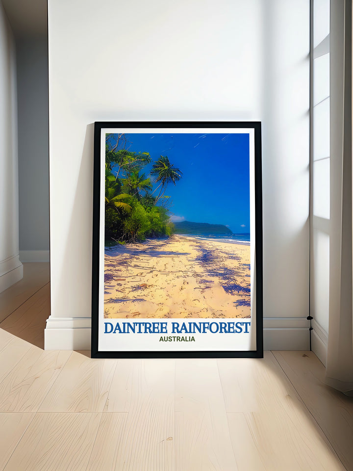 Australia wall art featuring Cape Tribulation and the Daintree Rainforest perfect for adding elegance to your living room or office space