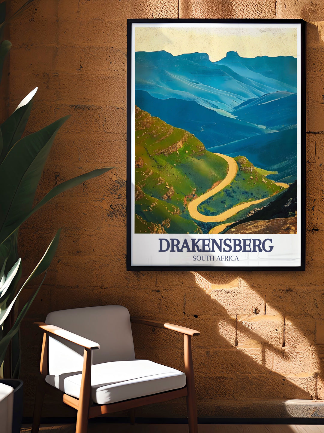 Bring the awe inspiring landscapes of the Drakensberg into your home with this Royal Natal National Park Canvas Art. The majestic peaks and lush valleys of this renowned South African park are beautifully captured in this travel inspired wall decor.