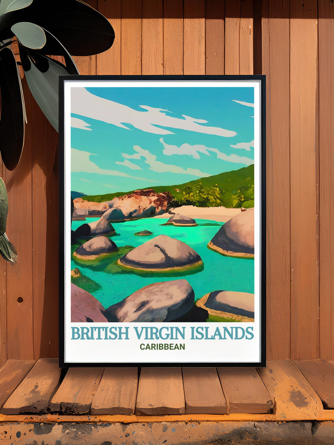 The Baths, Virgin Gorda Perfect Wall Decor combines natural beauty and artistic detail perfect for anyone seeking modern art that enhances their Caribbean decor with stunning visuals