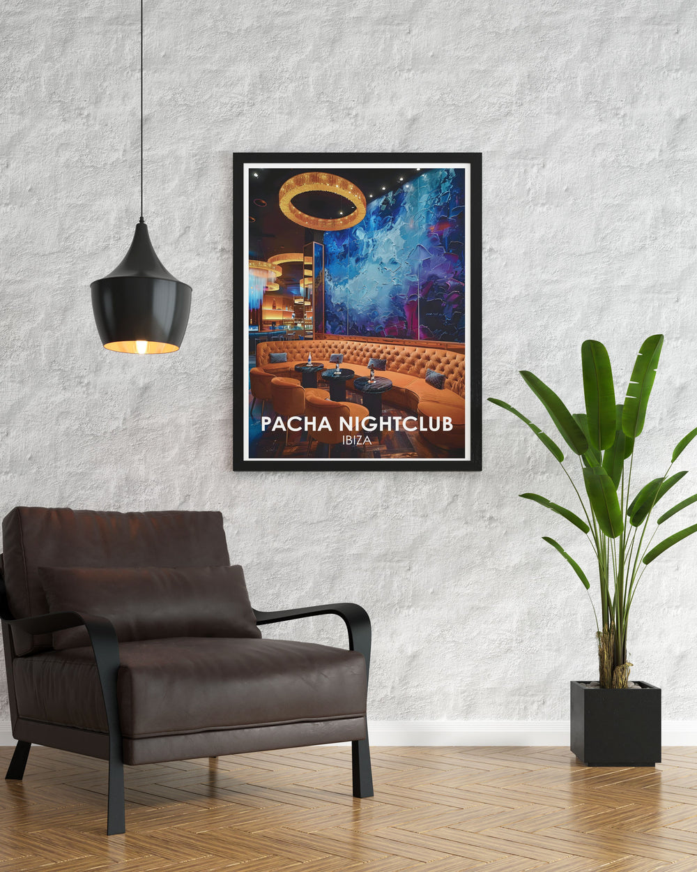 Ibiza nightclubs Vip Experience and Lounge framed prints ideal for dance music fans looking to enhance their space with stylish and exclusive artwork