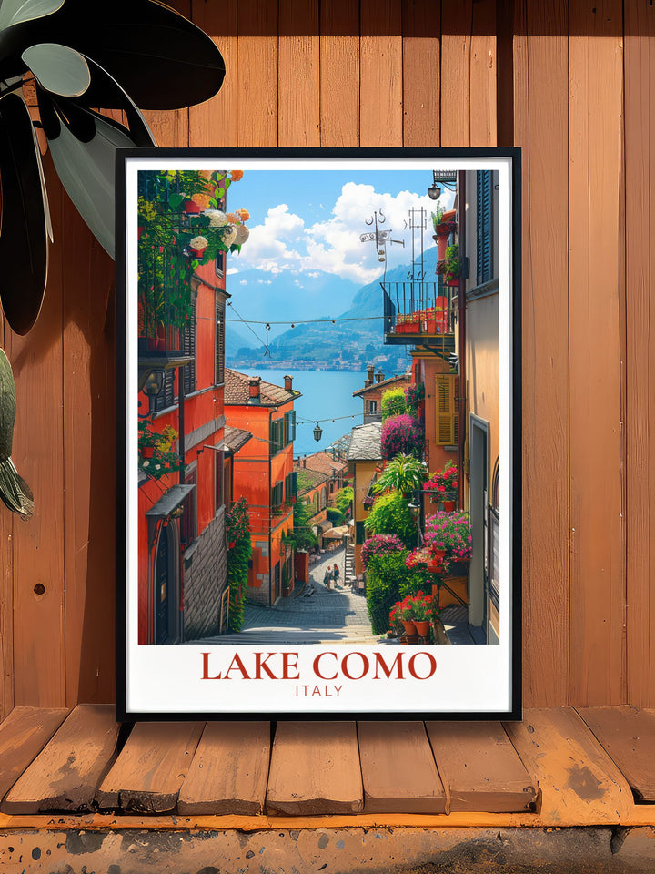 Stunning Lake Como Wall Decor with Bellagio views bringing the beauty of Italy into your living space and gift options