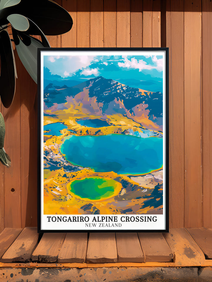 Mount Ngauruhoe wall art brings the essence of New Zealands volcanic landscapes into your space. This framed print features the rugged beauty of one of the countrys most iconic peaks, making it a must have for fans of natural wonders.