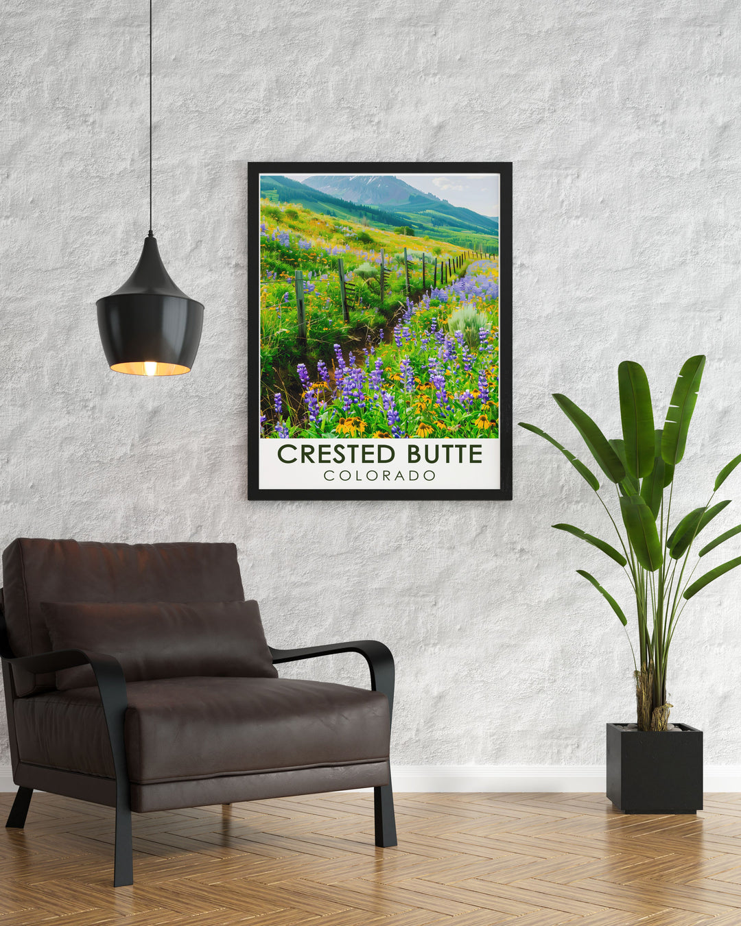 Beautiful Historic Downtown artwork from Crested Butte featuring detailed illustrations of the towns unique charm and character against the backdrop of the Rocky Mountains a perfect gift for Colorado lovers and art enthusiasts.