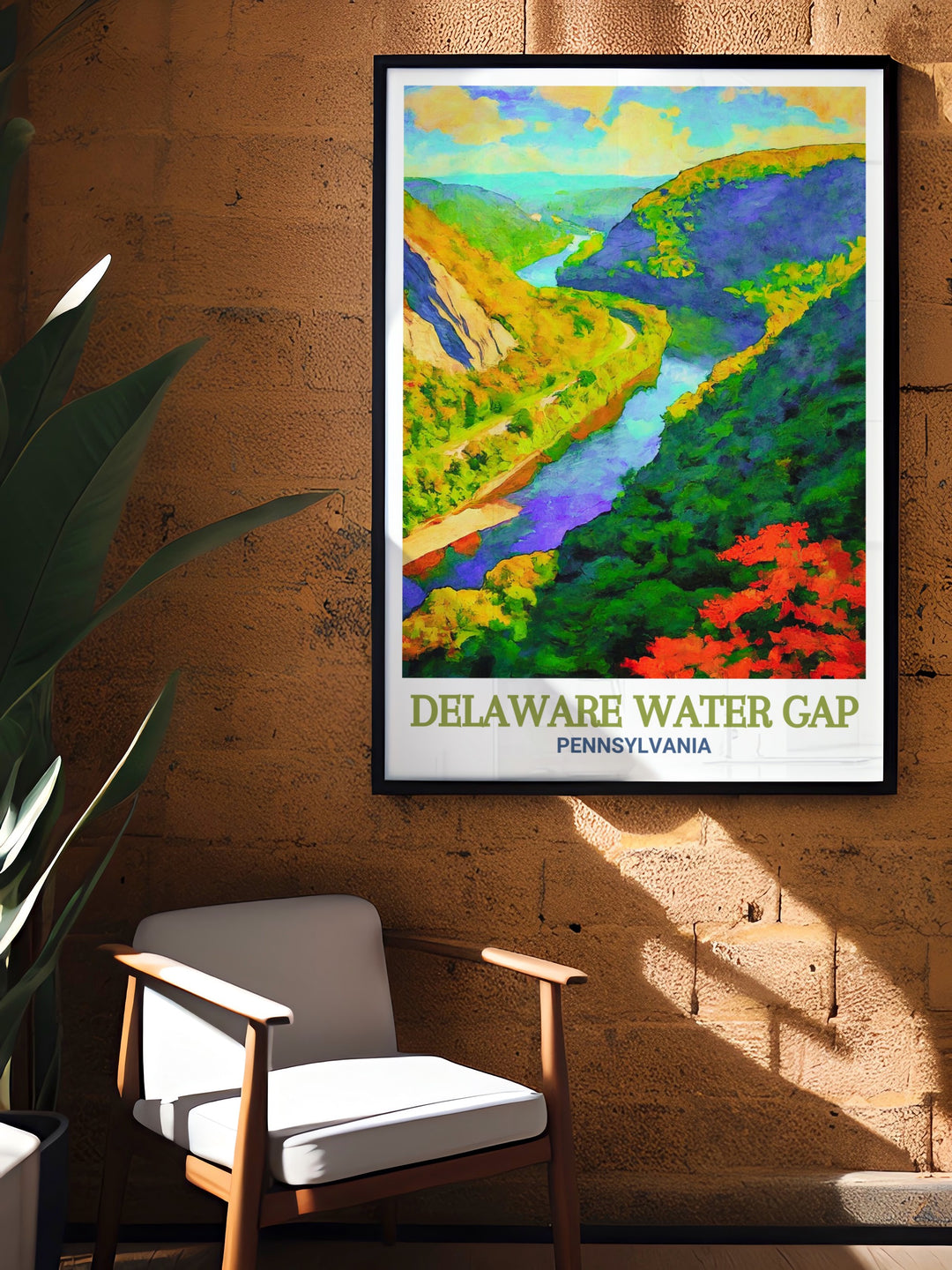 Capturing the rugged beauty of the Delaware Water Gap National Recreation Area, this art print brings Pennsylvanias wild landscapes to life. Perfect for any space, its a wonderful way to celebrate the states natural wonders.