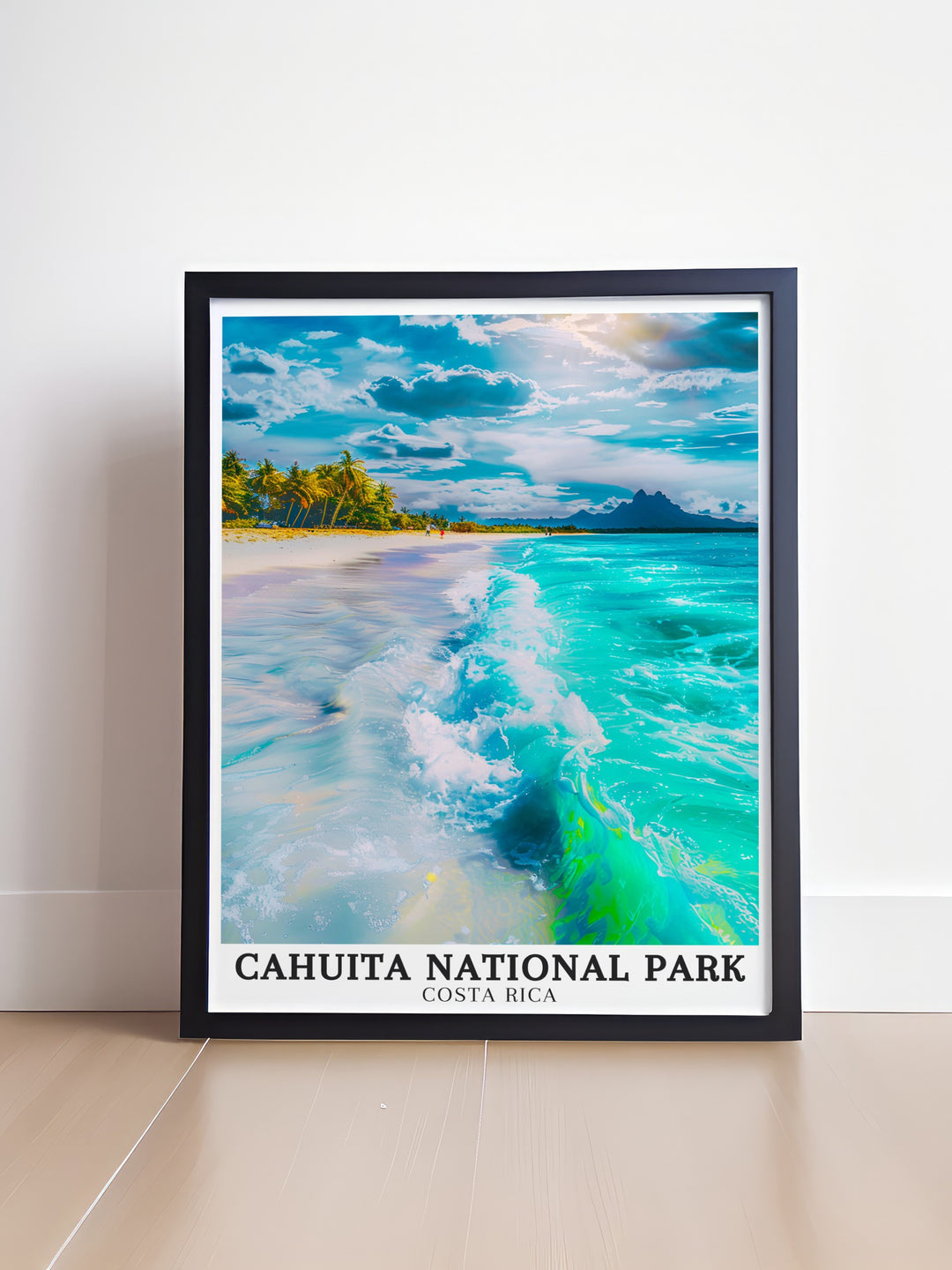 Cahuita National Park Wall Art brings Costa Ricas stunning natural features into focus. With its calm beaches and vibrant plant life, this travel print highlights the peaceful and serene beauty of one of the countrys most beloved natural parks.