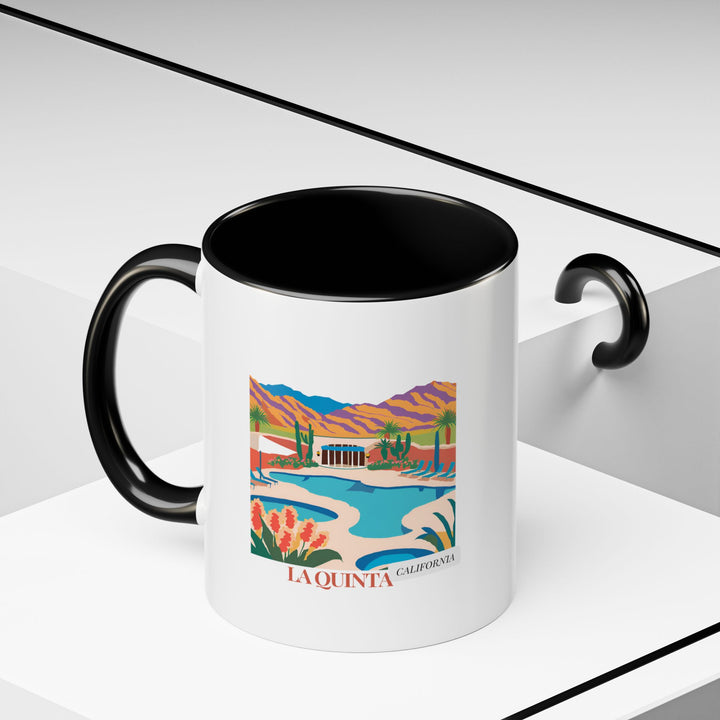 This La Quinta California mug highlights the city’s elegance and desert serenity with vibrant designs. Dishwasher-safe and durable, it is perfect for hot drinks and makes a thoughtful gift or collector’s item for fans of La Quinta.