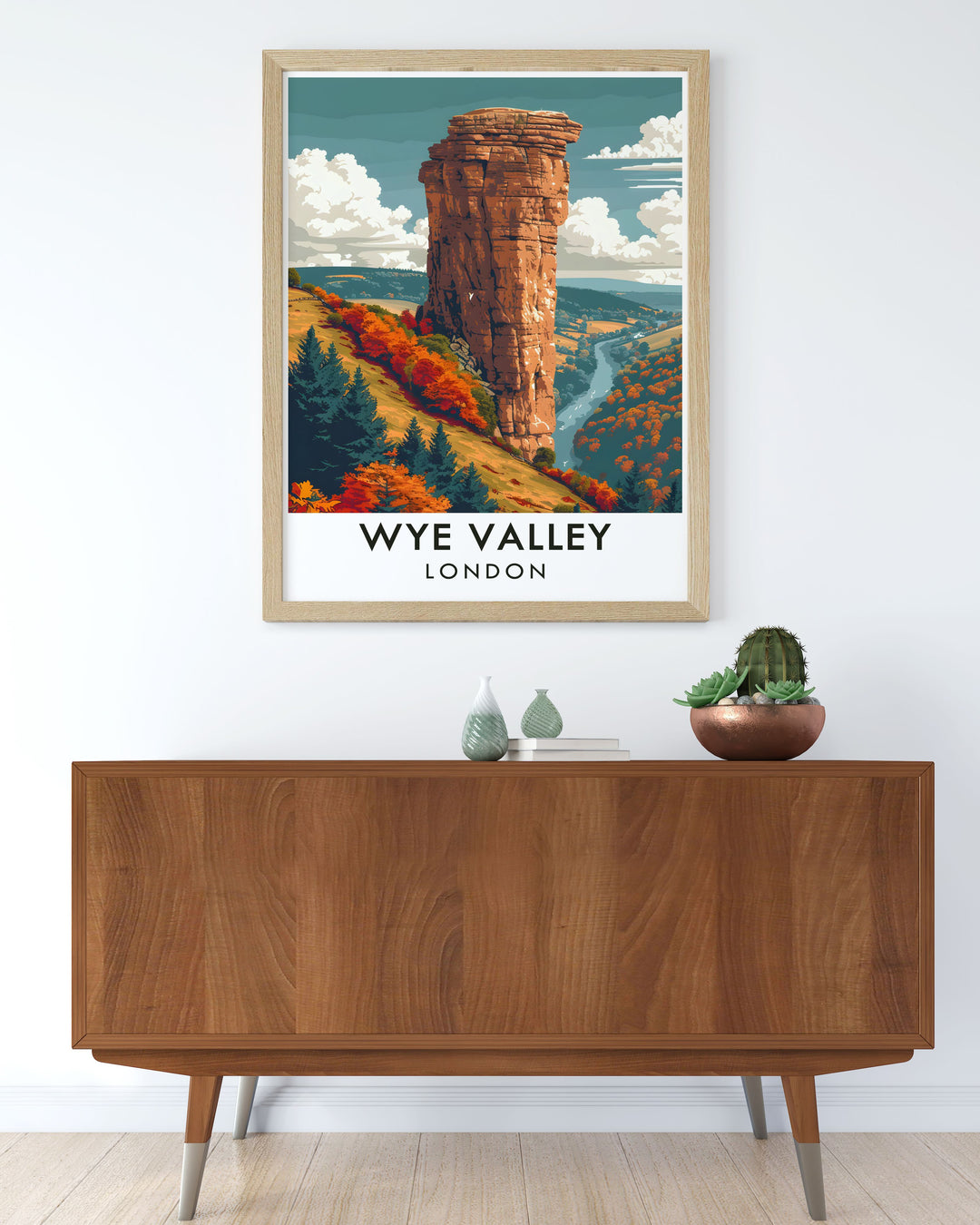 Wye Valley Wall Art featuring Symonds Yat Rock perfect for those who appreciate the blend of historical significance and natural beauty a beautiful addition to any room