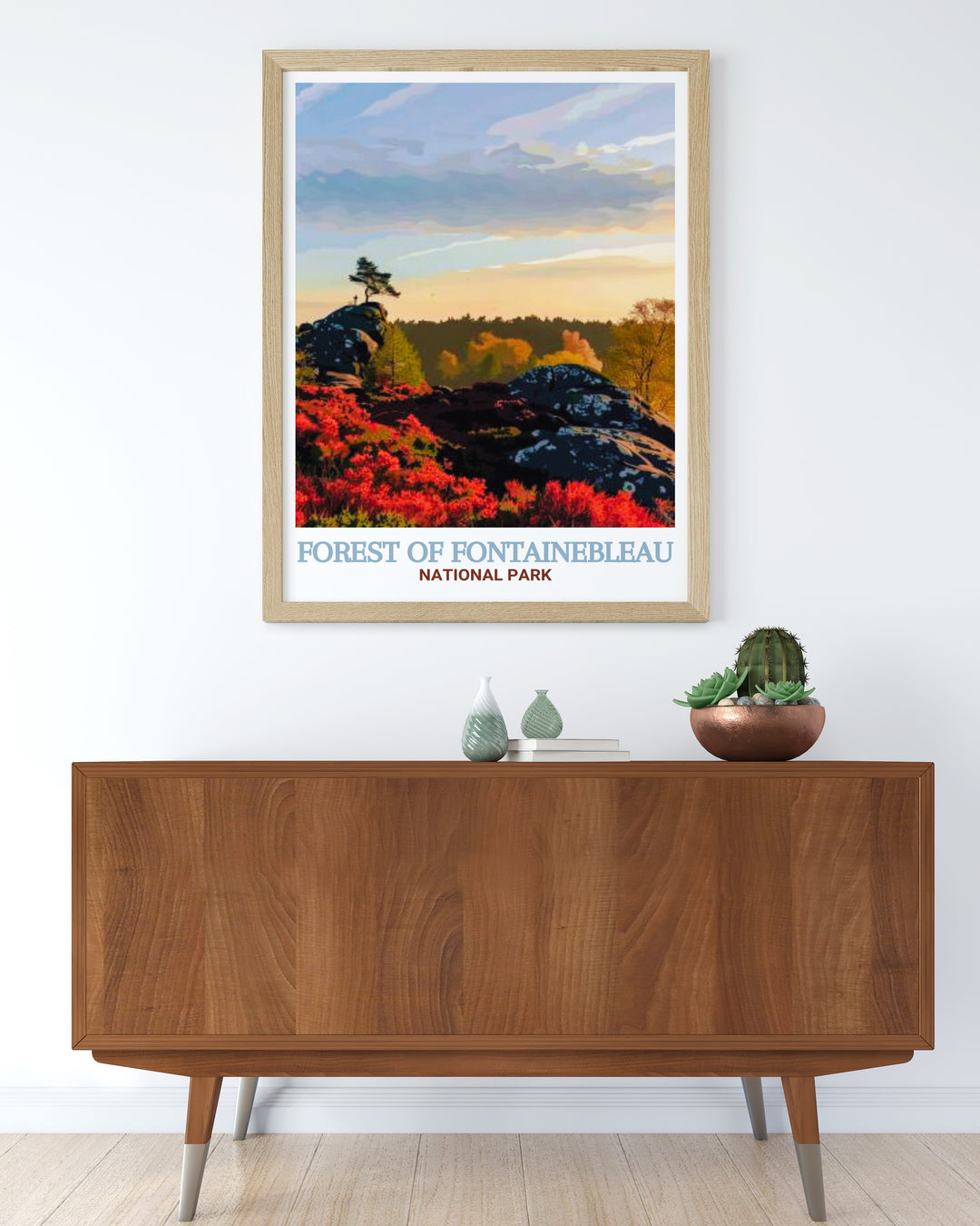 Fontainebleau wall art showcases the timeless beauty of one of Frances most iconic national parks. This piece captures the essence of its tranquil trails, lush forests, and unique rock formations, making it the perfect addition to your nature inspired decor. Bring the calm and peaceful charm of Fontainebleau into your home.