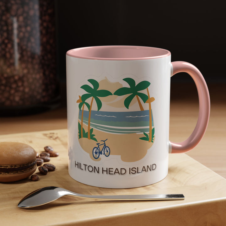 Celebrate the tranquil beauty of Hilton Head with this stylish mug. Its detailed artwork inspired by the island’s pristine beaches makes it a standout addition to any collection. Dishwasher-safe and durable, it is perfect for gifting or personal use.