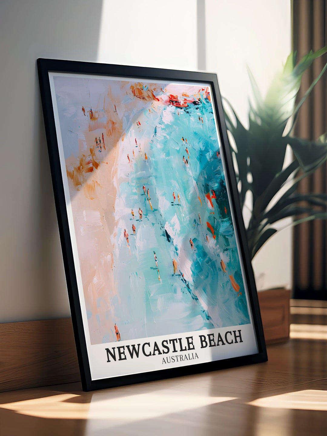 Merewether Beach Art Print captures the essence of one of Australias top surfing destinations. The artwork highlights the powerful waves and expansive shoreline, making it an excellent choice for anyone who appreciates the thrill of the ocean. Display this piece to evoke the excitement and beauty of Merewether Beach.