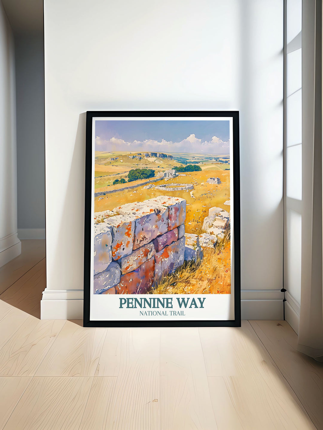 Peak District Print showcasing the breathtaking landscapes of the Pennines capturing the natural beauty and rugged charm of the UK National Parks ideal for home decor and nature love