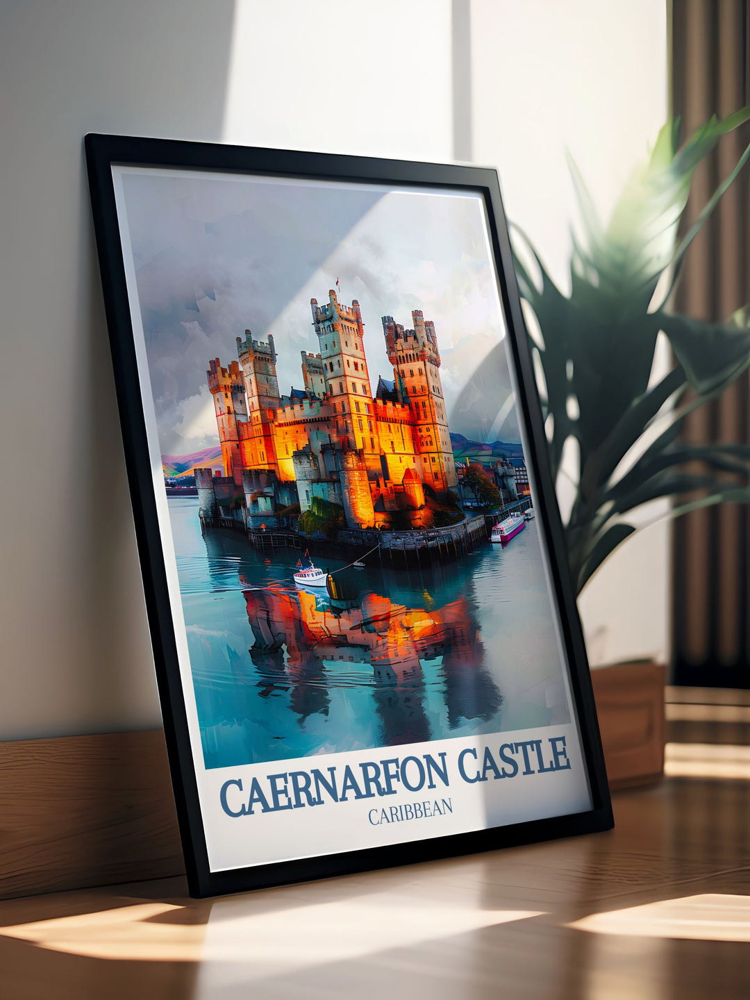 High quality print of Caernarfon Castle, Beddgelert Village, and Snowdon Ranger, capturing the stunning landscapes and historical charm of these iconic Welsh landmarks. Ideal for art lovers who appreciate both history and nature.