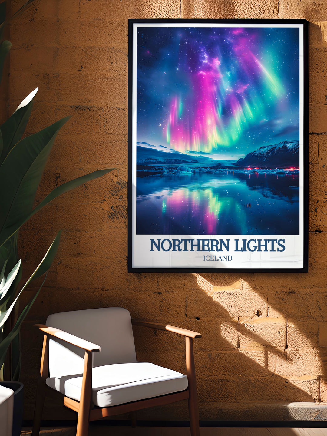 This framed Longyearbyen Print is not just a piece of art but a window to the enchanting landscapes of Svalbard perfect for enhancing any rooms decor