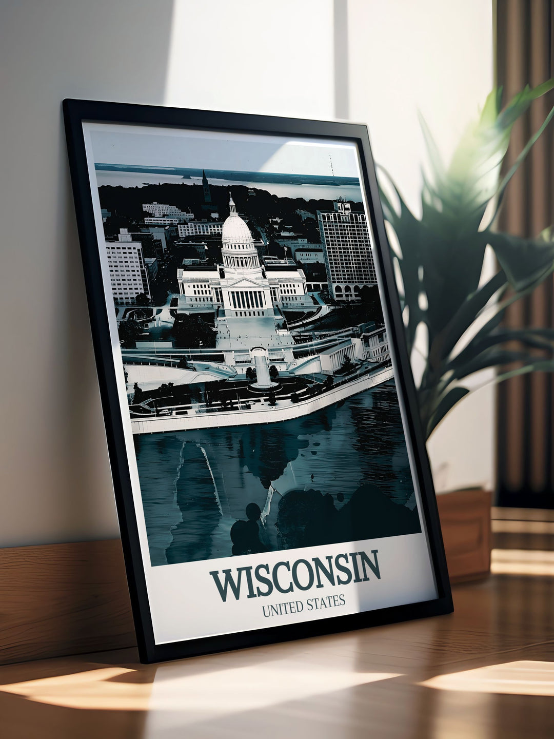 Wisconsin State Capitol and Lake Monona Stunning Prints providing a blend of historical charm and modern sophistication for home decoration