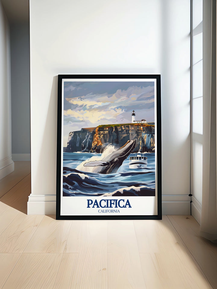 Explore the beauty of Pacifica with stunning prints of Mori Point and Sharp Park Beach perfect for adding a touch of California to your home decor