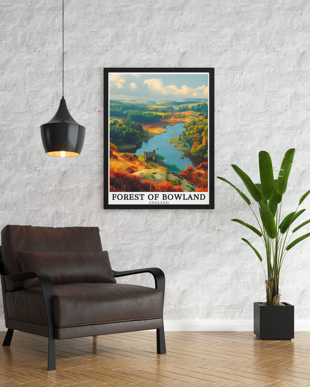 Bring the essence of Gisburn Forest into your home with this modern canvas art. Ideal for nature lovers, this artwork captures the vastness of the forest, with its serene woodland paths and towering trees. Whether for your living room, bedroom, or office, this piece is sure to inspire a sense of peace and adventure.