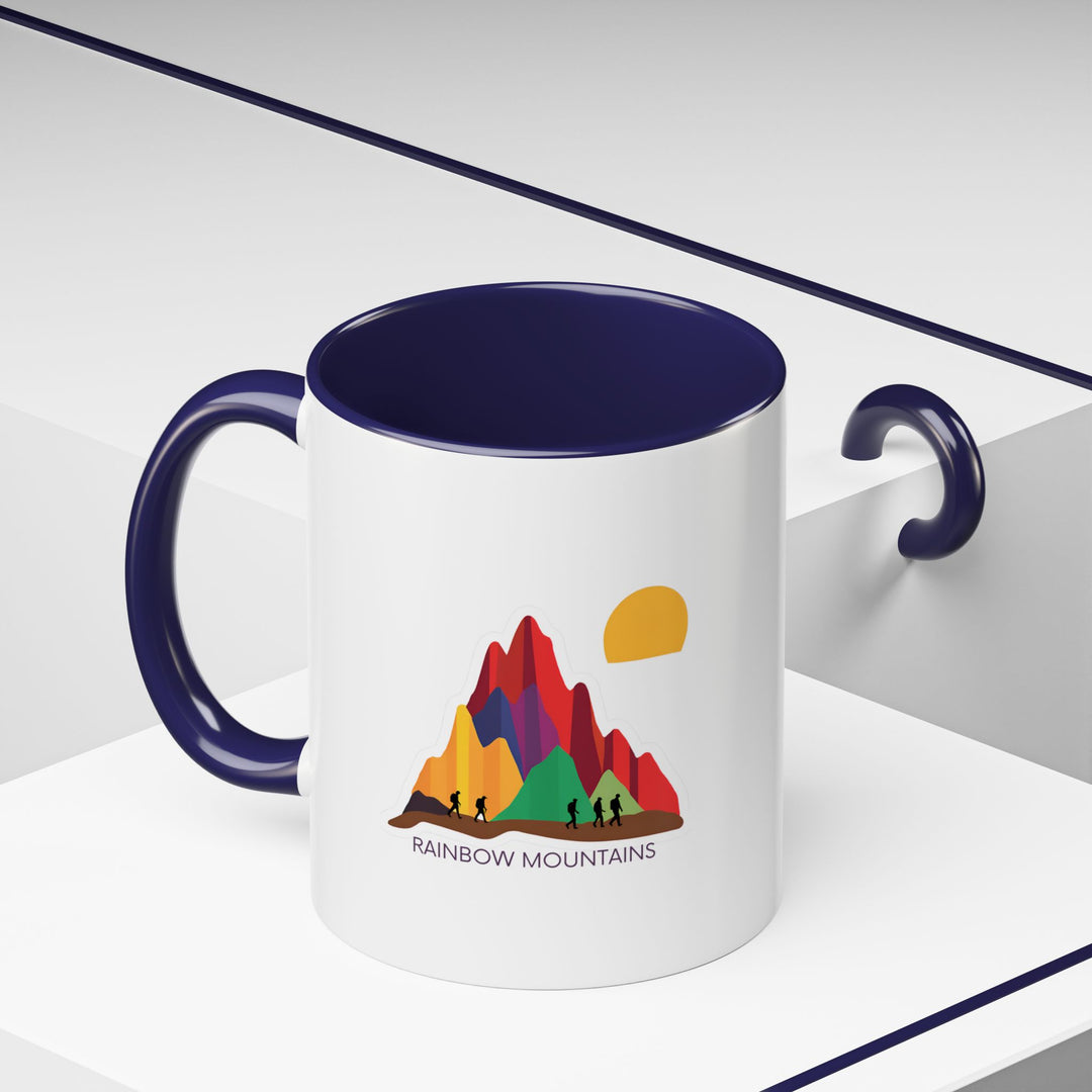 Enjoy a piece of the Rainbow Mountains with this beautifully designed ceramic mug. Featuring vibrant artwork inspired by the mountains’ colorful landscapes, it is microwave and dishwasher safe, making it both practical and artistic.